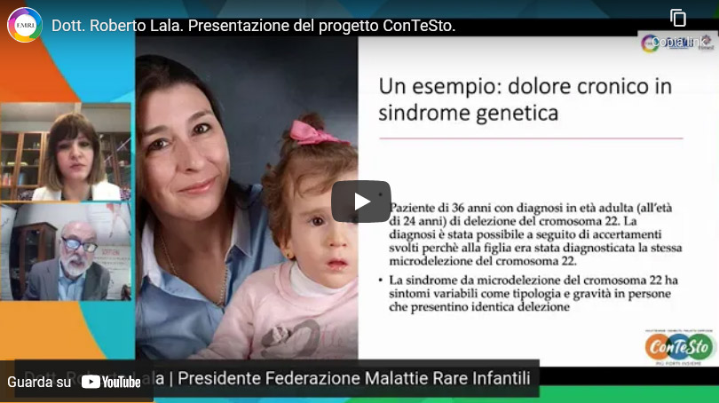 Convegno ConTeSto (VIDEO) – Sabato 22 Maggio 2021. Intersezioni tra malattie rare, complesse e disabilità